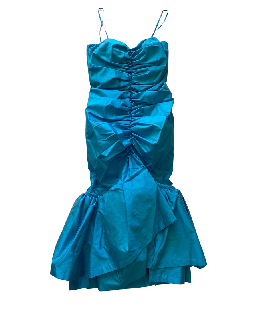 Robe The Attico Bleue turquoise