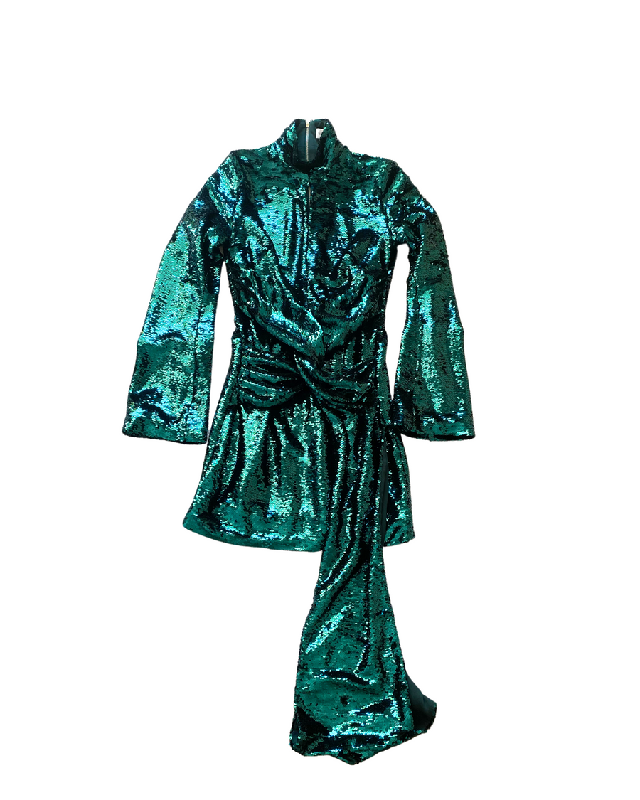 Robe 16Arlington sequins verte