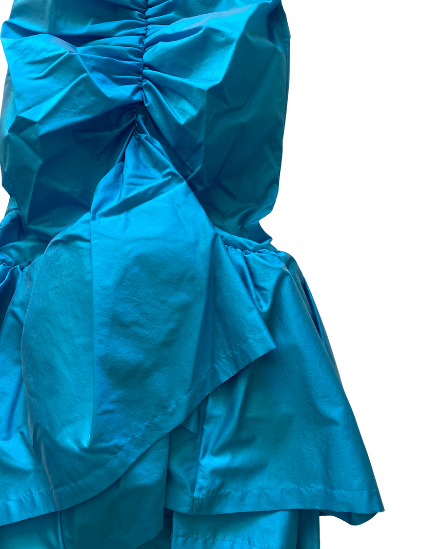 Robe The Attico Bleue turquoise