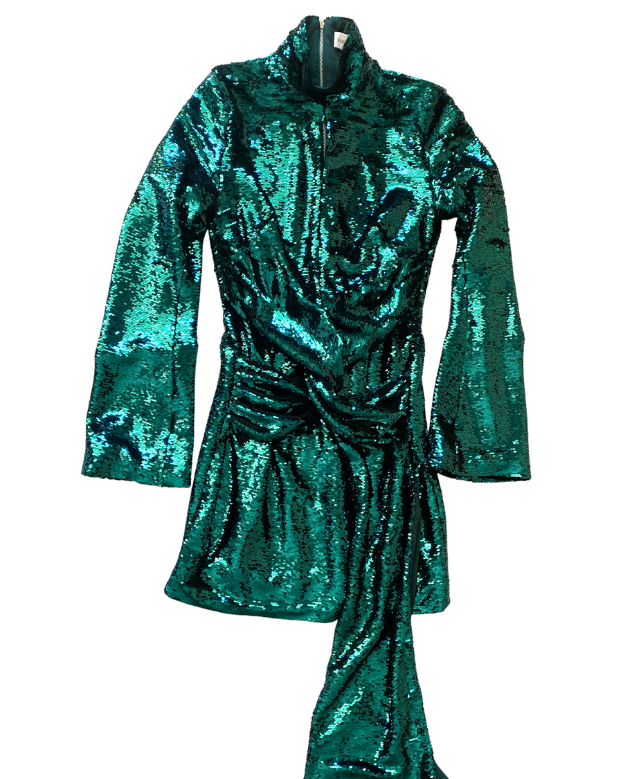 Robe 16Arlington sequins verte